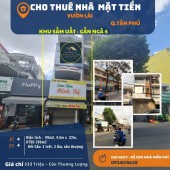 Cho thuê nhà Mặt Tiền Vườn Lài , 99m2, 3 LẦU, 33 triệu